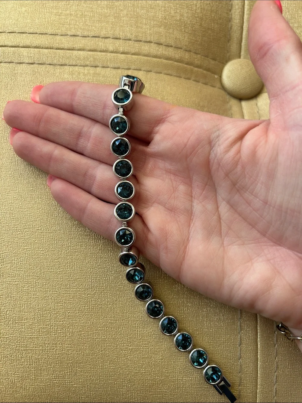 Touchstone Crystal by Swarovski Ice Bracelet Montana